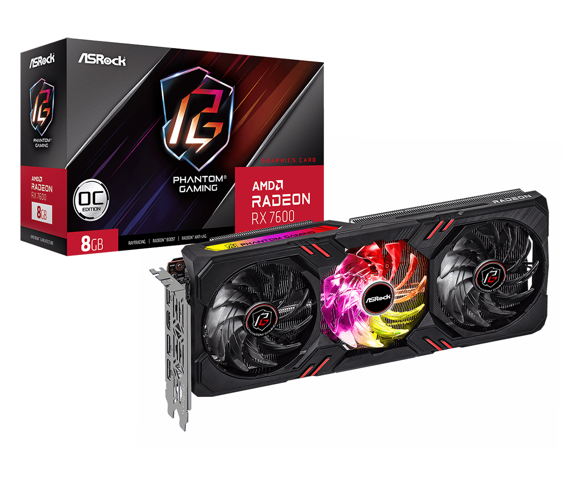 Radeon RX 7600 Phantom Gaming 8GB OC